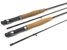 2 Normark trout fly rods, Normark HT 8' and a Normark Alcedo 9' 6"
