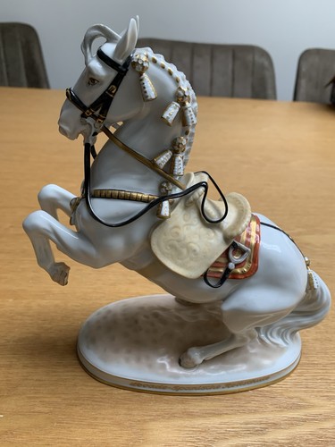 Vintage porcelain horse - vintage,