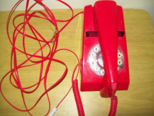 70s retro style trim phone - retro,