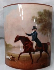 George Stubbs 1724-1806 Beswick Silhouette D'art 3 Sided Parastone Vase NICE!!!