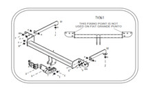 Vauxhall Corsa Towbar (D) 2006 to 2015 - Tow Trust Flange Tow Bars