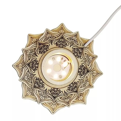 Lotus flower crystal ball - 3d,
