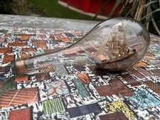 Antique vintage ship in a