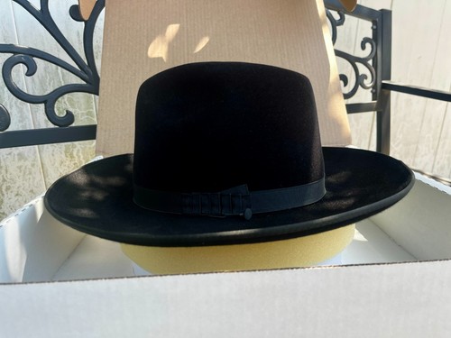 Vtg borsalino trionfo black - vtg,