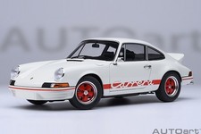 Porsche 911 Carrera 2.7 RS GP White/Red Stripes in 1:18 scale by AUTOart