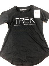 Trek Stick Logo Women's T-Shirt SIZE Large Navy