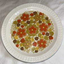 6 Retro Dinner Plates 8.5” By  Pontesa The Young Range Vintage