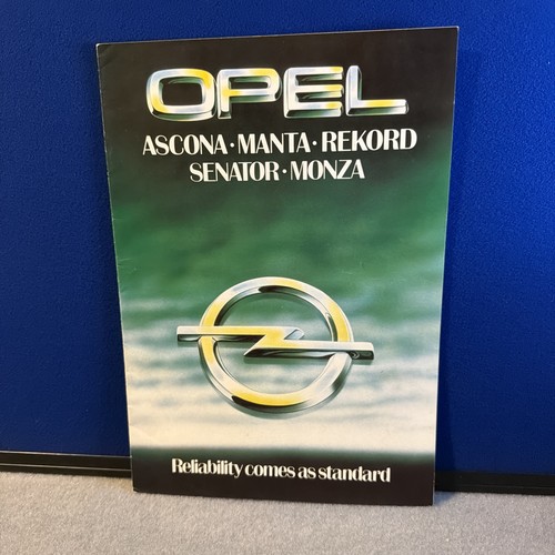 Opel car range - october, 1979