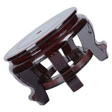  Wooden Plant Stand Vase Stand Indoor Chinese Fishbowl Planter Base 10 cm for
