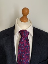 Mens LUXURY AQUASCUTUM WOOL & CASHMERE SUIT In MID BLUE 42L *WORN 4 TIMES ONLY*