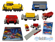 LEGO ® railway 9V train 4564 set freight train locomotive wagon station engine wagon train