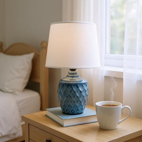 40cm blue white ceramic - blue, &