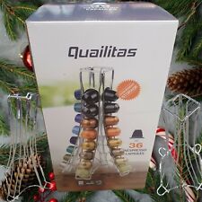 Nespresso Capsule Holder 36 Pod Coffee Pod  Stand Chrome Kitchen top