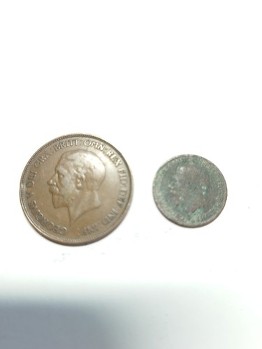 Pair georgian coins - pair,