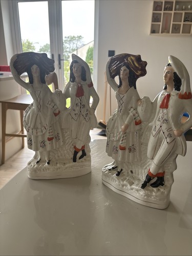 Pair antique victorian - pair,