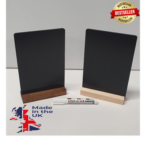 Table top chalkboard menu - chalkboard,