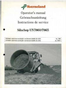 Kverneland silachop 7860 - silachop, 7865