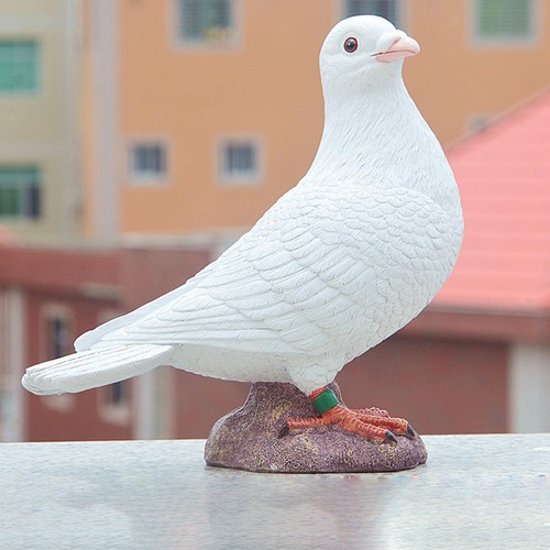 Graceful white dove figurine - graceful,