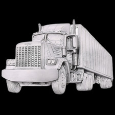 Semi Truck Driver Long-haul Trucker Belt Buckle