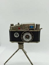 Vintage Japanese KKW Camera 'Photo Flash' Petrol Table Lighter in Working Order 