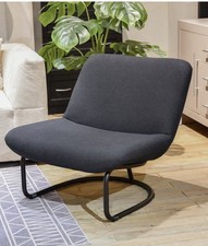 Grey low modern - low, chair