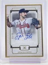 SPENCER STRIDER 2024 TOPPS DEFINITIVE FRAMED AUTOGRAPH AUTO /30 Q0963