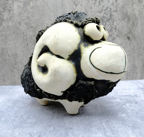 Grogg ram sheep sculpture - sheep,