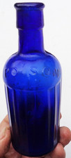 Blue Kilner Patent Poison