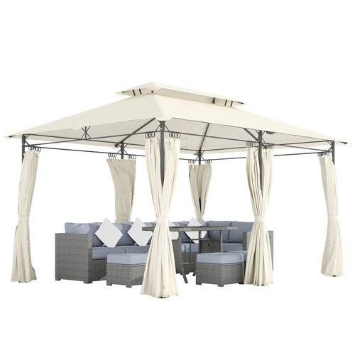 Outsunny garden gazebo - x, 4m
