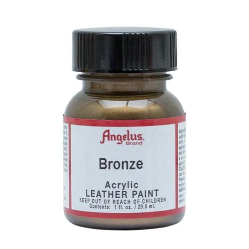 Metallic acrylic leather paint - leather,