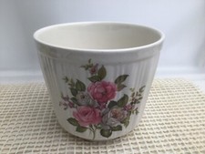 Vintage James Kent Old Foley Harmony Rose Pattern Planter Vase 14cm High Floral