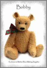 OOAK Mohair Teddy Bear Sewing Pattern 'Bobby' 15" Jointed Teddy Bear