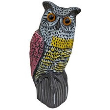 Large Owl Decoy Pest Deterrent