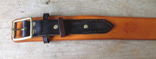 New saddle tan billet - billet, genuine