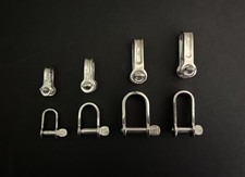Stainless Steel Strip Dee Shackle  (D Flat Rigging Marine Rope)