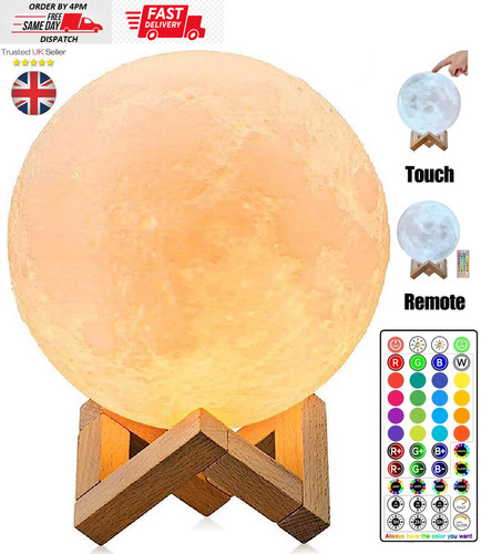 Rechargeable moon lamp - rechargeable,