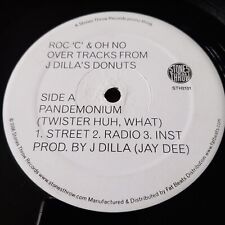 J DILLA Roc 'C' & Oh No Pandemonium 12" Stones Throw Louder Donuts Jay Dee Promo