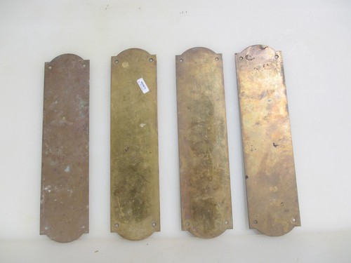 Vintage brass finger plate - vintage,