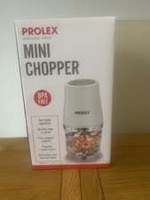 Prolex Mini Chopper | Ideal For Vegetables, Ice And Herbs, New Sealed.