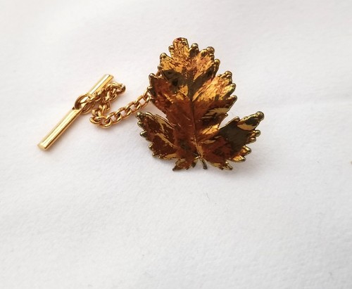 Vintage gold tone maple - vintage, leaf