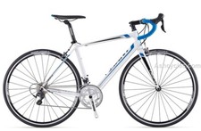 NEW GIANT DEFY 0.  SIZE LARGE 55CM. WHITE/BLUE. 22 SPEED ULTEGRA. COMPOSIT FORKS