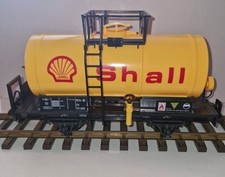 NEW G SCALE 45mm GAUGE YELLOW OIL TANKER LGB  COMPATIBLE GARDEN RAILWAY TRAIN