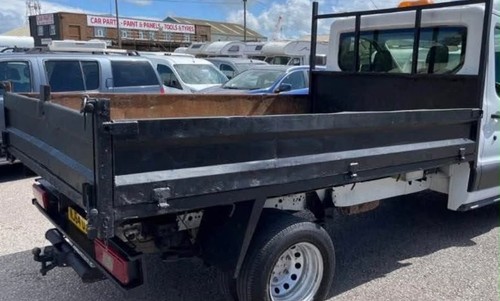Transit single cab tipper body - cab,