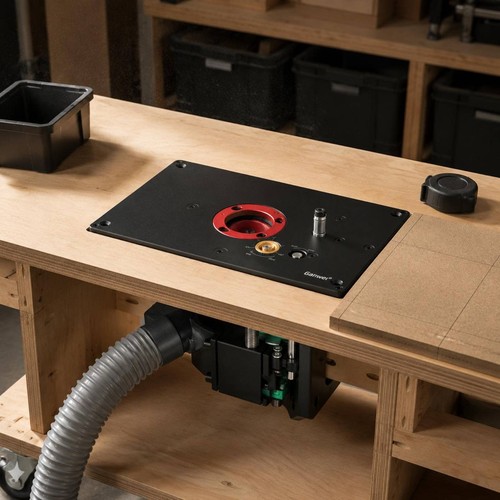 Trim router lift table micro - router,