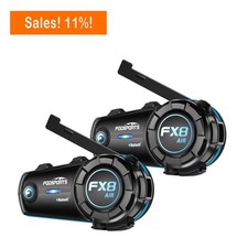 2x FX8 Air Motorcycle Intercom
