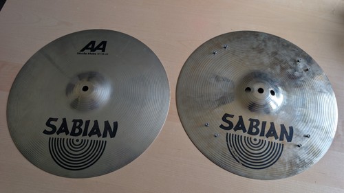 Sabian sizzle hats - 14",