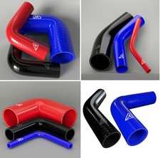 45 & 90 Degree Silicone Hose Bend Pipe Elbow Air Water Boost Intercooler Pipes
