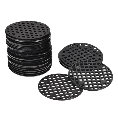 50pcs plastic round - 1.8",