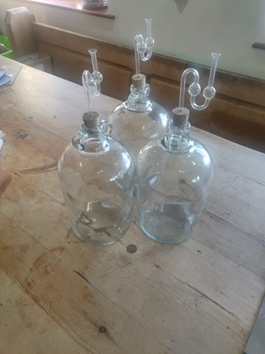 One gallon glass - one,