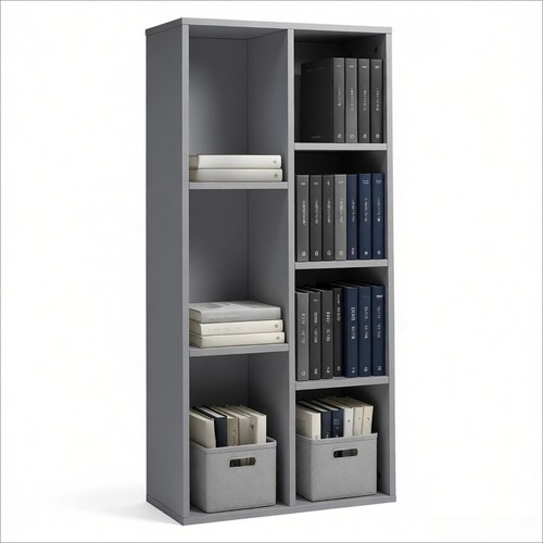 Wooden cubes bookcase living - 7,